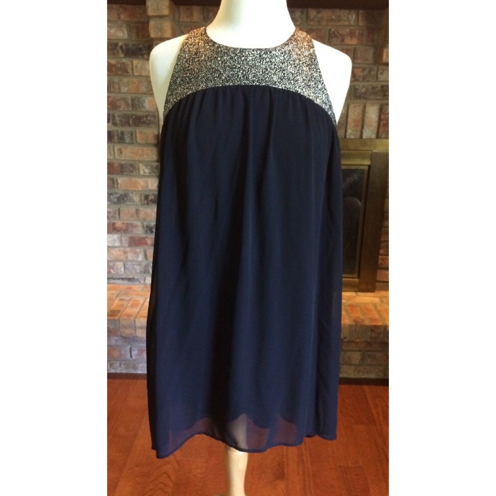Dina Be Women Short Dress Black Size S Sleeveless